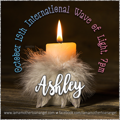 Digital Personalized Keepsake Graphic - Oct. 15th, Wave of Light Offer