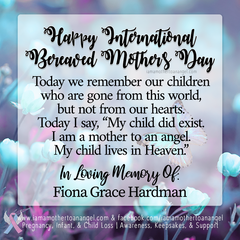 Digital Personalized Keepsake Graphic - 2021 International Bereaved Mother's Day