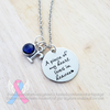 A Piece Of My Heart Lives In Heaven - Engraved Necklace - Personalized!
