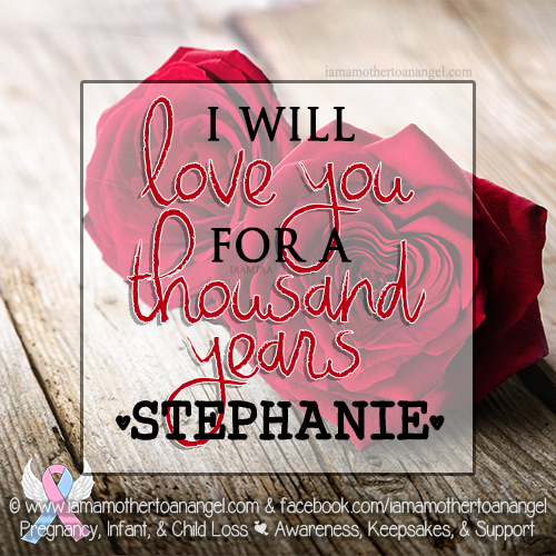 Digital Personalized Keepsake Graphic - Love You For A Thousand Years
