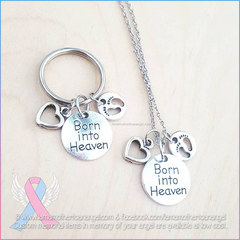 Born Into Heaven - Necklace Or Keychain (You choose!)