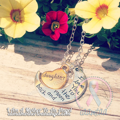 Daughter - I Love You To The Moon & Back Necklace