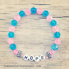 Sweet Little Butterflies Bracelet - Personalized - Pink/Blue