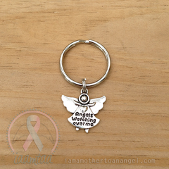 Silver - Angels Watching Over Me Keychain