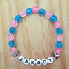 Sweet Little Butterflies Bracelet - Personalized - YOU PICK 2 COLORS