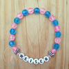 Sweet Little Butterflies Bracelet - Personalized - YOU PICK 2 COLORS