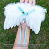 Large Feather Wings Memorial Ornament - Your choice of color