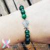 Catseye Crystal Bracelet w/ Angel Wings - YOUR CHOICE OF COLOR